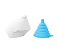 Paint Filter Paper Strainers 101Pcs Nylon Mesh Fine Filtration for Wooden Furniture Machinery Industrial Supplies White Color Durable