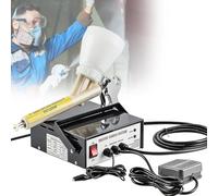 Paint Gun Powder Coating System Machine, Portable Powder Coating System with Foot Switch,110V/220V, Adjustable, Ideal for Automotive, Industrial, DIY, Marine, Home and Garden
