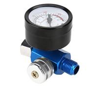 Paint Gun Pressure Regulator, Regulator Spray Gun Regulator, 1/4'' Paint Spray Gun Pressure Gauge Spray Paint Gun for Pneumatic Paint Spray Gun Air Inlet Joint