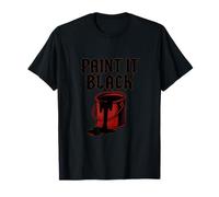 Paint It Black Painter Rock Band Graphic T-Shirt