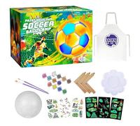 Paint Lamp Kit,3D Paint Crafts Soccer Ball Light | Kids Painting Lamp Craft Kit | for Boys Kids Teens Adults Soccer Lovers Birthday Party Halloween Christmas