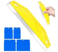 Paint Line Edger, Paint Edge Tool Scrapers, Paint Shield for Skirting Boards and Carpet Paint Cutting in Tools for Painting Guard with 4 Pcs Plastic