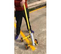 Paint Line Marker Machine for Parking Lots, Roads, Basketball Courts, Warehouses & Driveways - DIY Road Marking Paint Sprayer with Wheels(M-type A)
