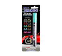 Paint Marker | Auto Tire Waterproof Pen | Ink Touch-Up Pen | Auto Waterproof Paint Marker | Refillable Paint Brush Pen | Fillable Paint Pens | Yellow Tire Marker For Tires, Glass Cans, Stones