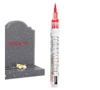 Paint Marker Pen - Long Lasting Easy Grip - Tombstone Marking Pens - for Model Jewelry Wheel Canvas Glass Rubber Rock Wood Crafts Memorial Day Home Projects Art Work