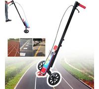 Paint Marking Wand, Adjustable Width, Two-Wheel Marking Vehicle for Creating Straight Lines, Curves, and Circles, Ideal for Factories and Garages