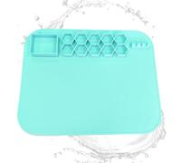 Paint Mats for Kids - Artist Mat Painting Station with Cup - Nonstick Paint Tray Palette Resin Jewelry Casting Tool for Clay Drawing Color Desk Counter