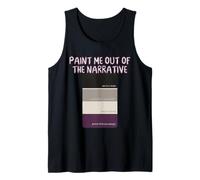 Paint Me Out Color Swatch Asexual Funny Design Tank Top