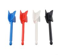 Paint Mixer Drill Attachment 4pcs Epoxy Resin Stirrer Paddle Set - Heavy Duty Mixing Tool for Concrete Plaster & Grout - 16.5cm Hex Shank