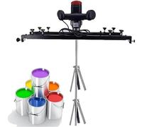 Paint Mixer Electric Mixing Machine 3000W Container with Support Suspension,Stainless Steel Rod and Blade,Folding Propeller,for Ink Solvent