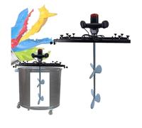 Paint Mixer Electric Mixing Machine 3280W Portable Container Portable Commercial Ton Stirring with Support Hanger for Ink Dissolver