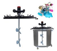 Paint Mixer Electric Mixing Machine Stirring Commercial 3280W Container with Support Hanger and Folding Propeller for Ink Dissolver