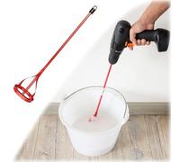 Paint Mixer for Drill - Heavy Duty Plaster and Paint Mixing Paddle for Standard Drills - Painting and Plastering Mixer Stirrer Tool