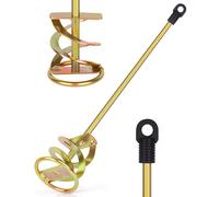 Paint Mixer for Drill - Paint Stirring Drill Attachment for 1-5 Gallon Bucket - Zinc Plated & Rust-Free - Work with Any Drill Bit - Drill Mixer for Paint, Resin, Epoxy & Concrete