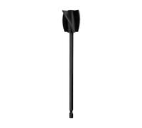 Paint Mixer for Drills Mixing Tools for Paint Epoxy Resin Mud Cement Suitable for Buckets from 1 to 5 Gallons Clean Robust Plastic Mixing Rod (Black, 16.5 x 3.5 cm)