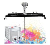Paint Mixer Machine, Commercial Paint Stirring Machine with Support, Paint Mixing for Ink Dissolver Agitator Large(Large5cylinders)