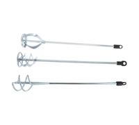 Paint Mixer Paddle with Spiral Helix Design and Reinforced Paddles | Fits Common Drills, Corrosion Resistant, Rustproof Finish, Easy Clean, for Paint Plaster Mixing