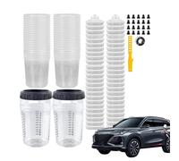 Paint Mixing Cups, Measuring Paints Cups, Clear Container, for Crafts Car Repair Models Renovation Modification, 6 Ounce 165ml Arts Multi-Functional Supplies, 2.56x2.68 inches