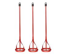 Paint Mixing Paddle Set (3 pcs) - Hex-Shaft Steel Plaster Mixer for Drills, 15.75 in Long Spiral Rod, for Ideal for Paint, Mud, Rubber Template Compound & Homemade Soaps