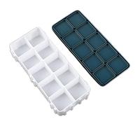 Paint Mixing Palette Box for Acrylic and Oil Art Projects, E | Divided Well Arrangement, Included Palette Cover, Various Paint Types for Painters and Fine Art Studio Projects