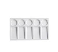 Paint Mixing Palette For Artists Acrylic Oil Watercolor Painting Studio Use Smooth Surface Easy Clean(5 squares 5 squares)