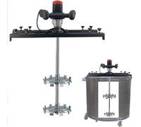 Paint Mortar Mixer Mixing Drive Container Machine - 3280W Electric Container Barrel for Motar Grout Plaster Thinset - Handheld Mud Stirring Tool for Fodder