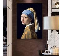Paint Number Kits The Girl with A Pearl Earring by Jan for Kids Adults Beginner Drawing with Brushes Christmas Decor Decorations Gifts