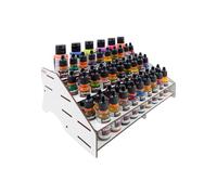 Paint Organizer EP02 Compatible with Vallejo AK The Army Painter | 30x22x11cm | Capacity of 54 Bottles and 22 Brushes | Model Making Miniatures | Easy Assembly