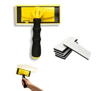 Paint Pad Applicator Set with 5 Replacement Refill Pads, Large Paint Pad for Walls, Ceilings, Wood Decks, Sheds & Fences