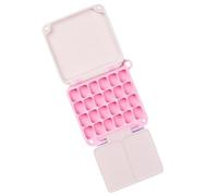 Paint Palette Box with Lid Watercolor Pan Travel Painting Empty Watercolor Can Box with Bread Artist Palette Case Leak Proof Paint Container