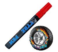 Paint Pen for Tyres, Weather-resistant Permanent Tyre Drawing Marker Pen - Drawing Pen for Rubber and Wood - For Vehicles, Motorcycles, Bicycles, Metal and Glass