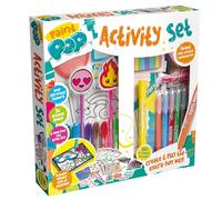 Paint Pop Big Bumper Activity Set - 100 Children's Activities For Hours of Creative Fun and Play - Includes 200 Stickers, 3 Activity Books, 6 Paint Pens, 6 Felt Tip Pens, 2 Pencils, 4 Note Books, Case