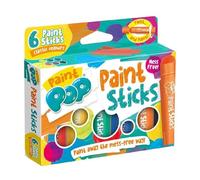 Paint Pop Paint Sticks 6 Pack Classic - Kids Fast Drying Crayons