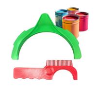 Paint Pouring Spout - Drip-Free Multi-FunctionPaint Can Pour Spout Paint Tin Pourer Spouts | Paintt Brush Cleaning Tool - for Professional Painters DIYers Contractor Men