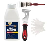 Paint Predator™ Heavy Duty Paint and Varnish Remover Kit - Fast Acting Paint Stripper Wood, Paint Stripper Metal, Varnish Remover for Wood, Paint Remover for Metal with Tools