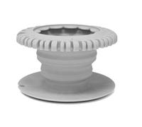 Paint Puck CollapsiBowl Paint Brush Cleaner Rinse Cup - Collapsible Paint Water Cup & Brush Cleaner with Brush Holder, Squeegee Lips & Drip Tray for Art (Grey, Collapsible)