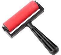 Paint Roller， 10cm Printmaking Rubber Roller - Soft Craft Projects Ink and Stamping Tools for Artists and Crafters