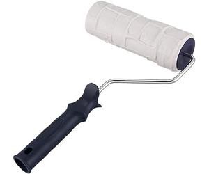 Paint Roller， 8 Inch Pattern Paint Roller Draw Rubber DIY Construction Tool Portable Embossing Cylinder Stamp Decorative Brush