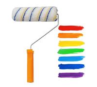 Paint Roller Brush - House Projects Renovation Accessory | 4-10 Inch Wall Decoration Tool | Soft Microfiber Painting Head, Hardwood Floor Debris Cleaning Cover for Decks