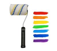 Paint Roller Brush - No Lint Cotton Polyester Acrylic Rollers for ES on Wall Ceilings and Trim - Multi-Size 4" 6" 8" 10" for Home Interior DIY Painting