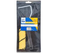 Paint Roller Kit 3Pc 4" Mini Set Emulsion Sleeve Tray Diy Home Touch Up Tool