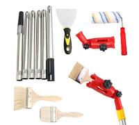 Paint Roller Kit - Complete Home Painting Set | Includes Rollers, Tray, Brushes, Accessories, Painting Equipments, Handmade House Improvement