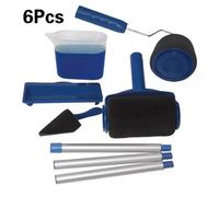 Paint Roller Set 6Pcs , Portable Brush For Wall Painting