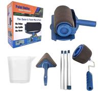 Paint Roller Set 9pcs,Professional DIY Washable Painting Brush Kit,Wall Paint Roller Set, Paint Rollers for House,Office Wall,Ceiling Painting
