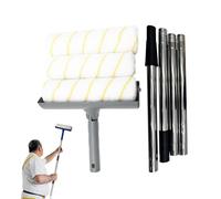 Paint Rollers For Dyeing | Paint Tool Set With Extension Bar | Convenient Brush For Interior Design Project Home Improvement Furniture Commercial Spaces