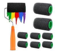 Paint Rollers - Paint Roller For Painting | Home Paint Kit Wall Roller Paint | 10pcs Small Applicator Hand Tools With Replacement For M