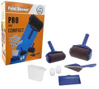 Paint Runner® a Registered Trademark, 7pc Set - A self-contained Painting System, Paint continuously Without Dipping & Dripping and no Mess. Made in Indonesia. The Original just got Even Better.
