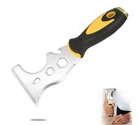 Paint Scraper - 13-in-1 Multi-Function Painter‘s Tool Kit for Removing Paint & Spackle, Scraper for Wood, Metal, Wall with Putty Knife, Wallpaper Scraper & Glazing Tool