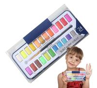 Paint Set Ad - Professional Watercolor Paint | Non Toxic Painting Supplies |Portable Metallic Artwork Min-i Box Painting Art Forms | Watercolour Set for ad