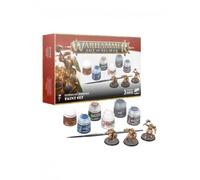 Paint Set Stormcast Eternals Warhammer Age of Sigmar Paint Set with Starter Brush Colours and 3 Miniatures Eternal Sons of The Storm, Muliti-Colour